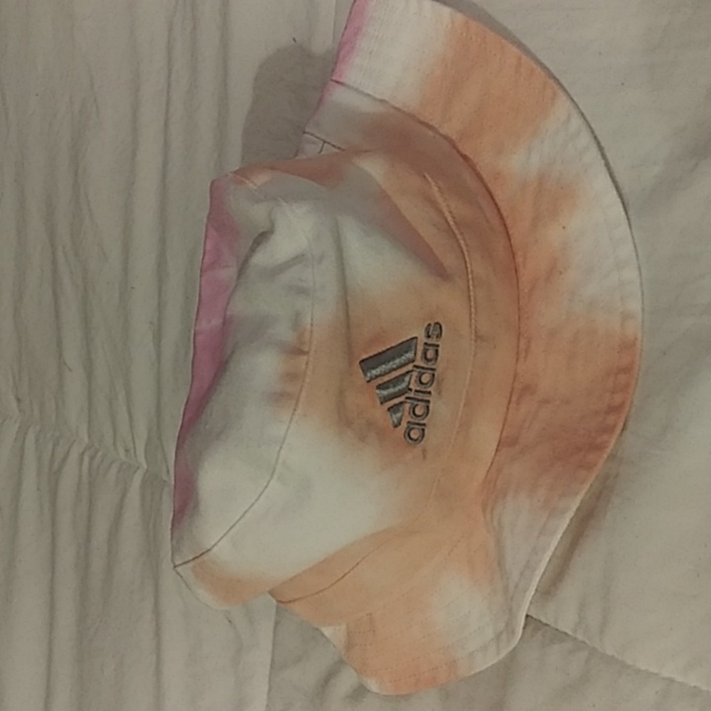 Worn once adidas tie dye bucket hat
